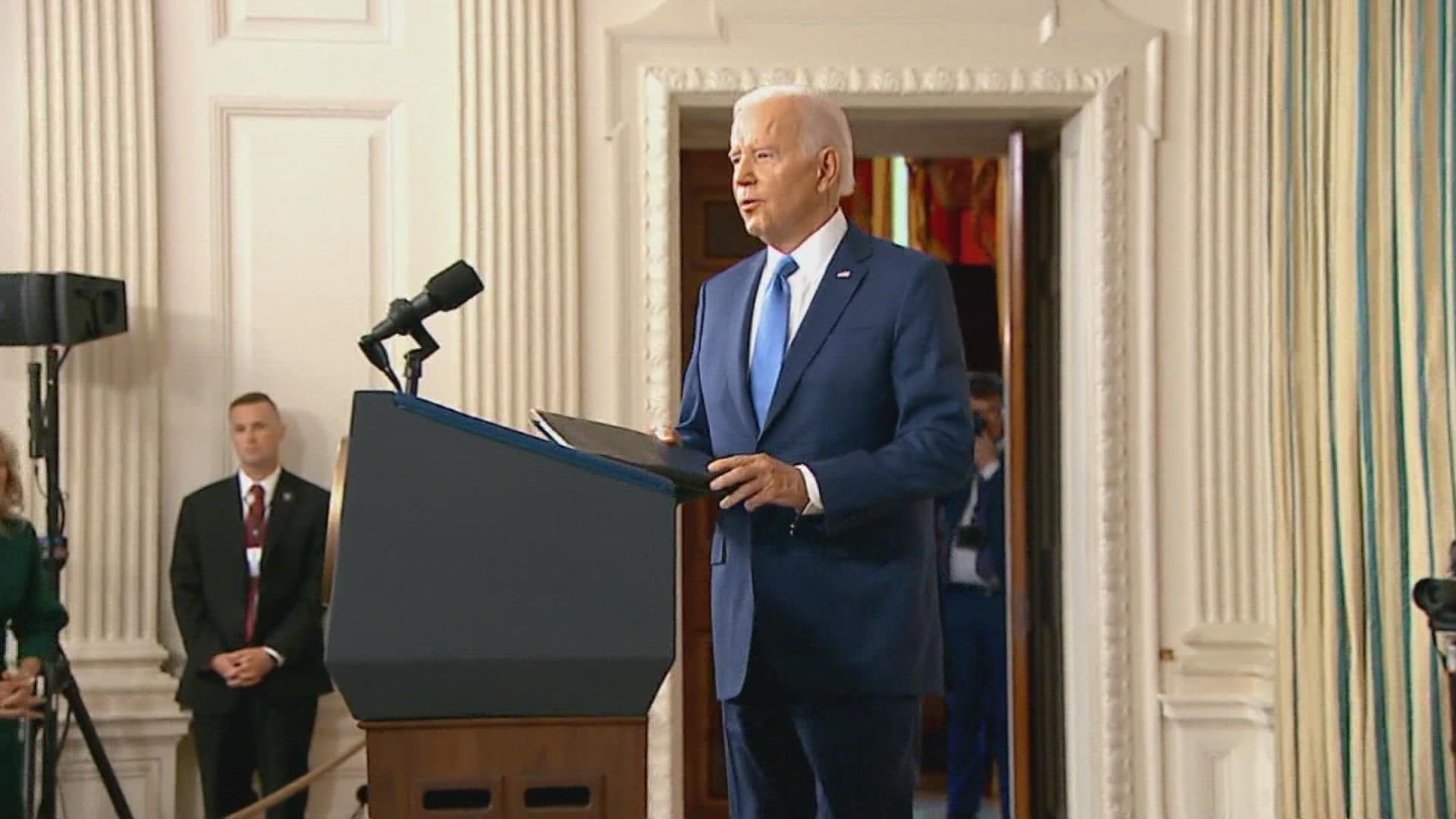 Biden will be in The Commonwealth to meeting with lawmakers regarding a recent infrastructure bill.