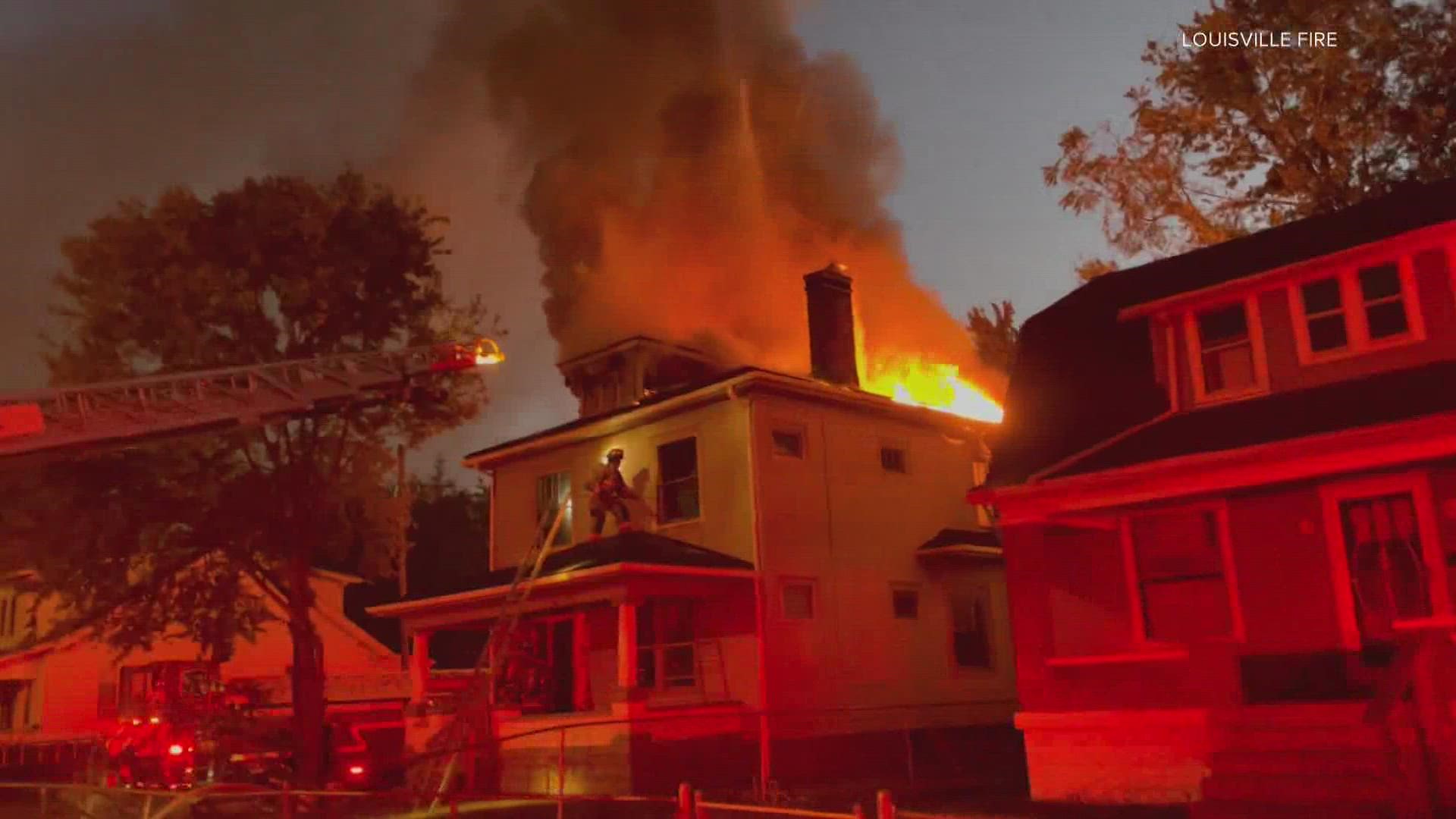 Police said the home in the 600 block of South 39th Street was vacant. No one was injured in the incident.