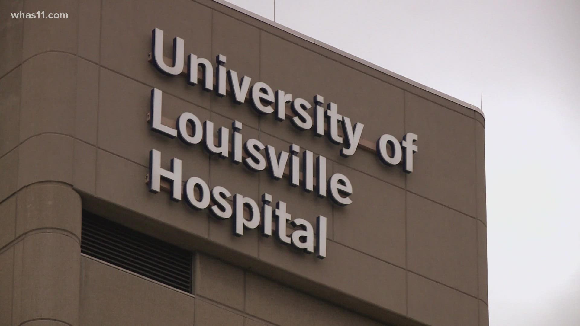 U of L Health said the number of COVID patients they are seeing are close to September and October peaks.