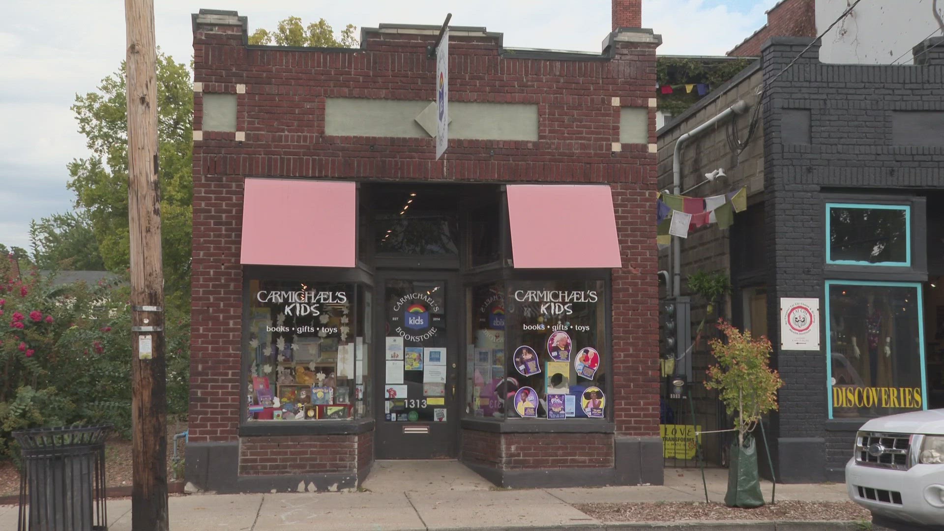 The bookstore had to close in January after severe flooding in the building. The business re-opened a month later.