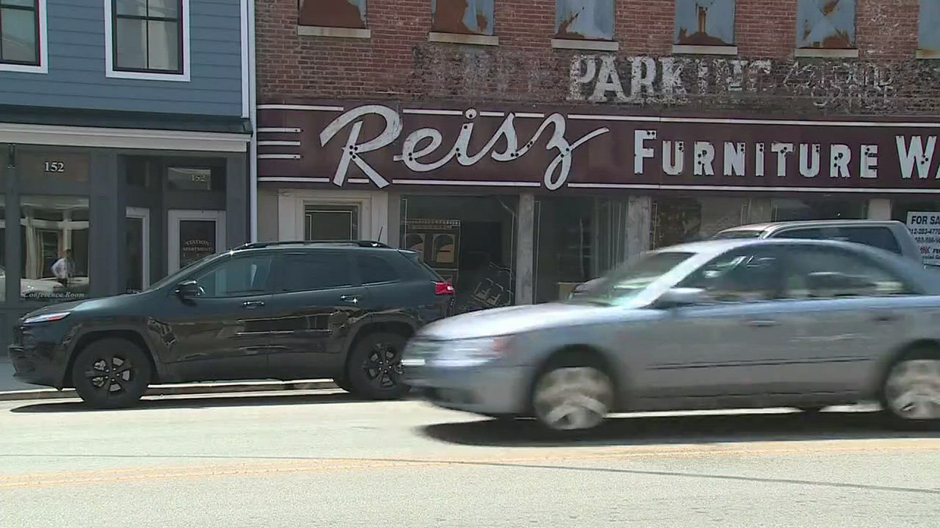 The City of New Albany is working on several historic renovation problems, one converting an abandoned furniture store into the new city hall.