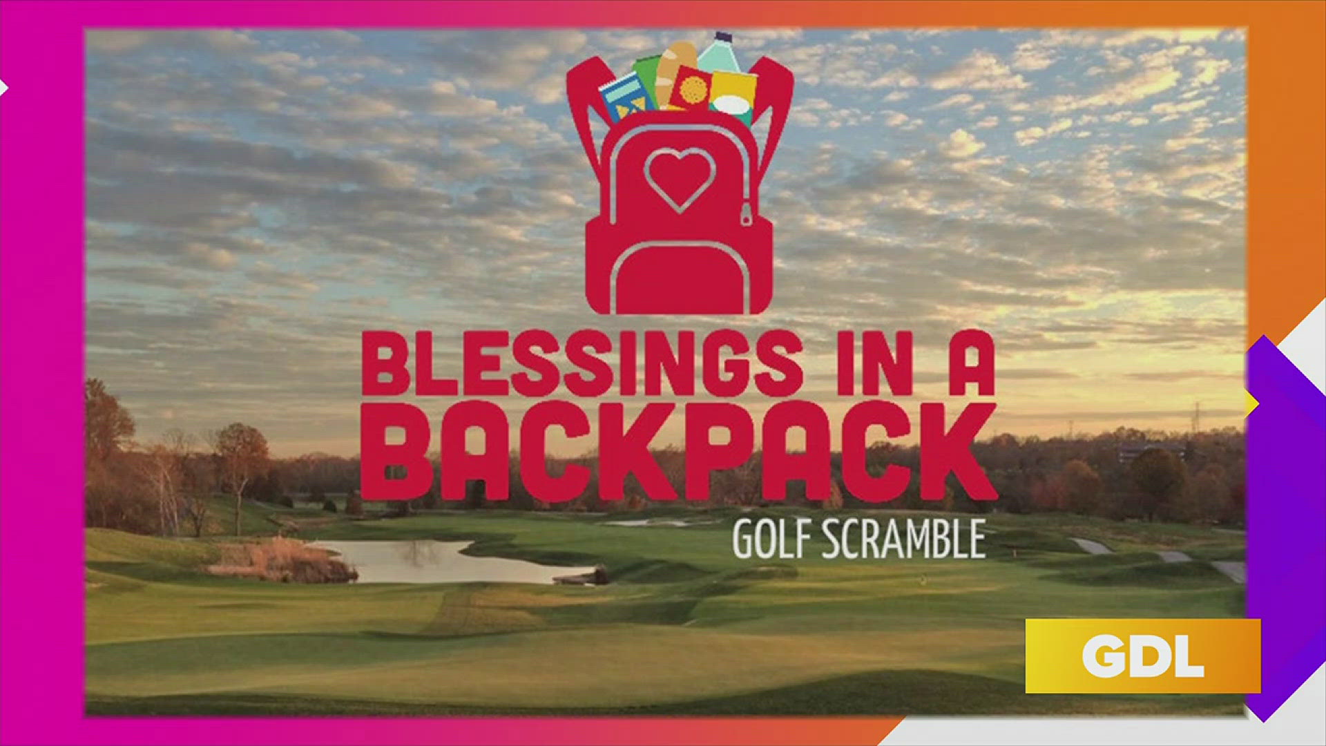 The 7th Annual Golf Scramble is happening this October. It helps to fund Blessing in a Backpack's mission of providing food for children facing food insecurity.