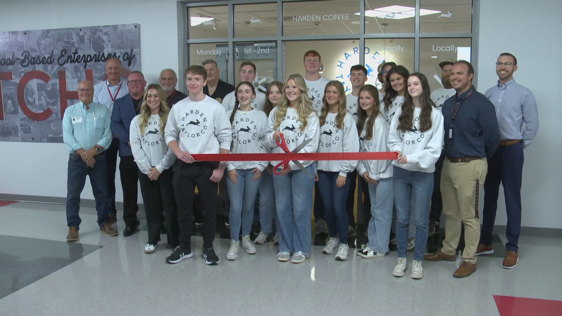 "Harden Coffee" at Taylor County High School, is part of the districts business and entrepreneurship program.