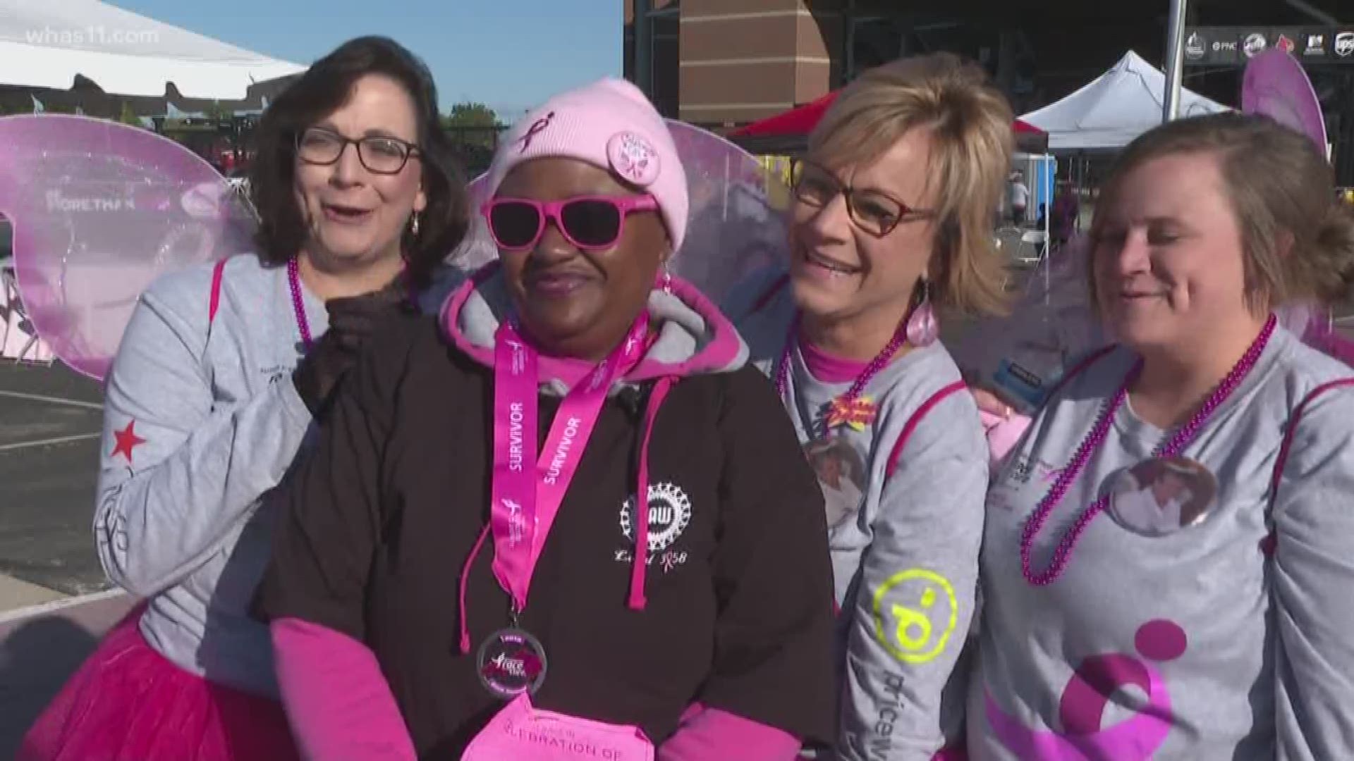 The Susan G. Komen Race for the Cure returned to Louisville on Saturday.