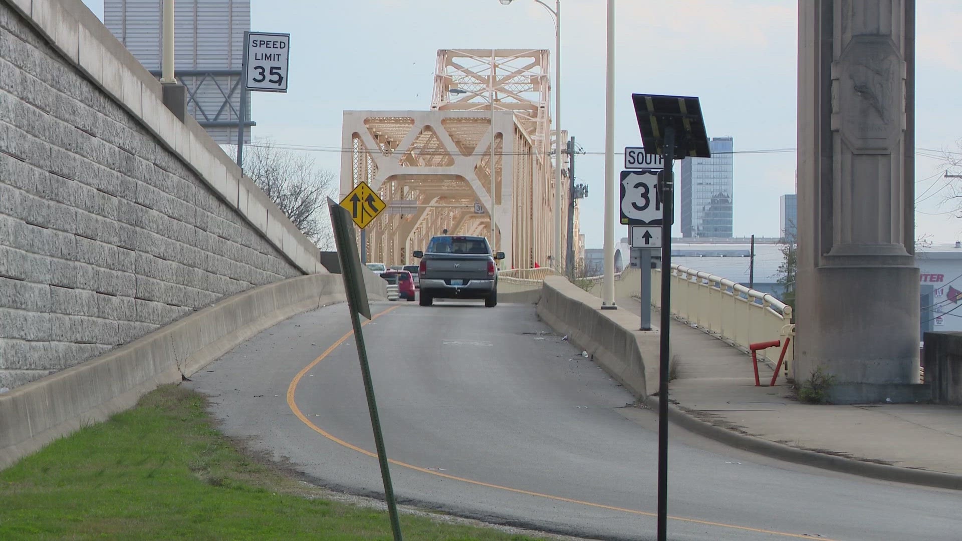 The 95-year-old bridge will be restricted to one lane traffic starting March 20 for emergency repairs.