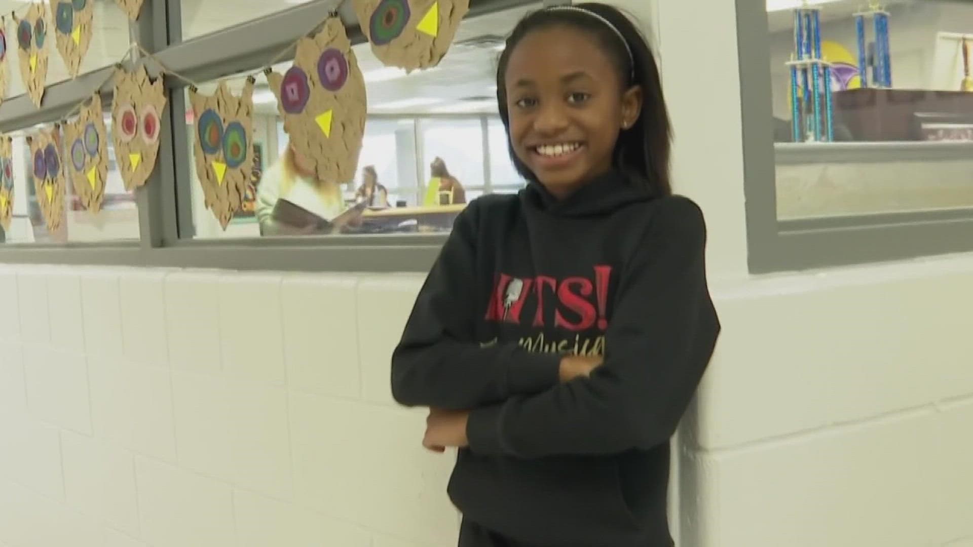 Stopher Elementary School student Karsen Taylor was one of 7,000 who auditioned for a spot in "Hits the Musical."