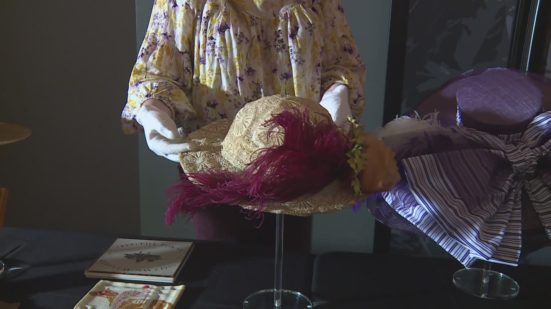 The Kentucky Derby Museum pulled hats dating back to the 1900's out of their vault in preparation of the 150th Derby.