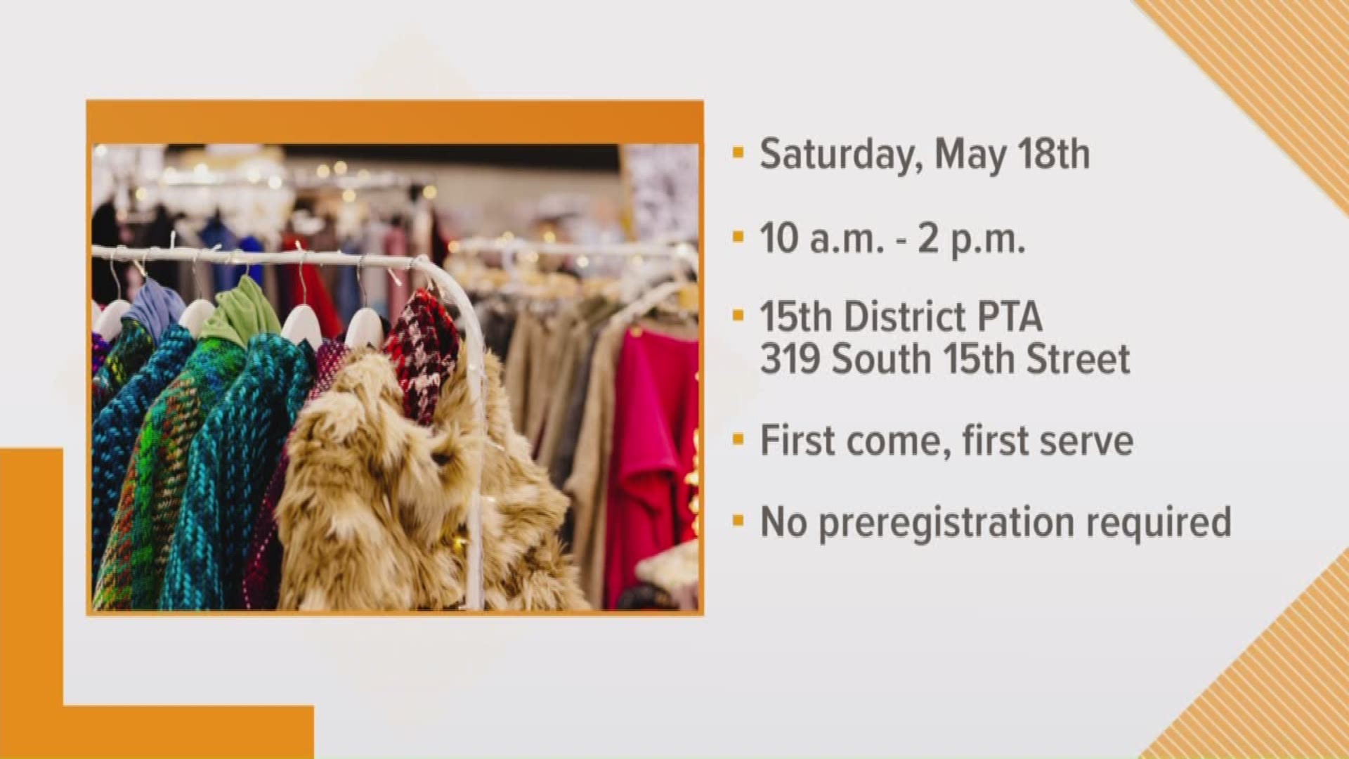 If you love to thrift you'll love the prices at the Women's Unsale event because everything is free!