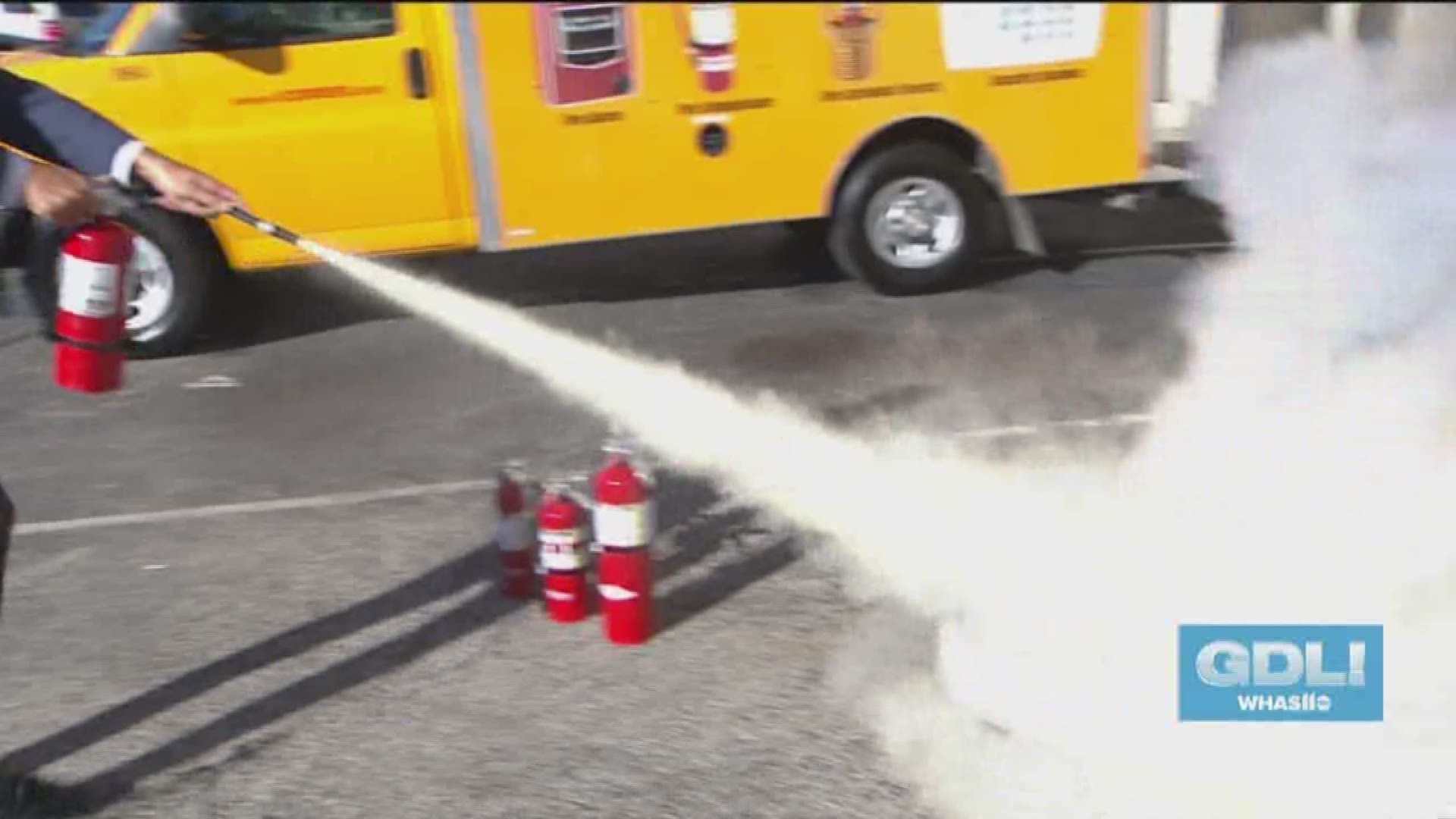 Stop, Drop and Know how to work a fire extinguisher