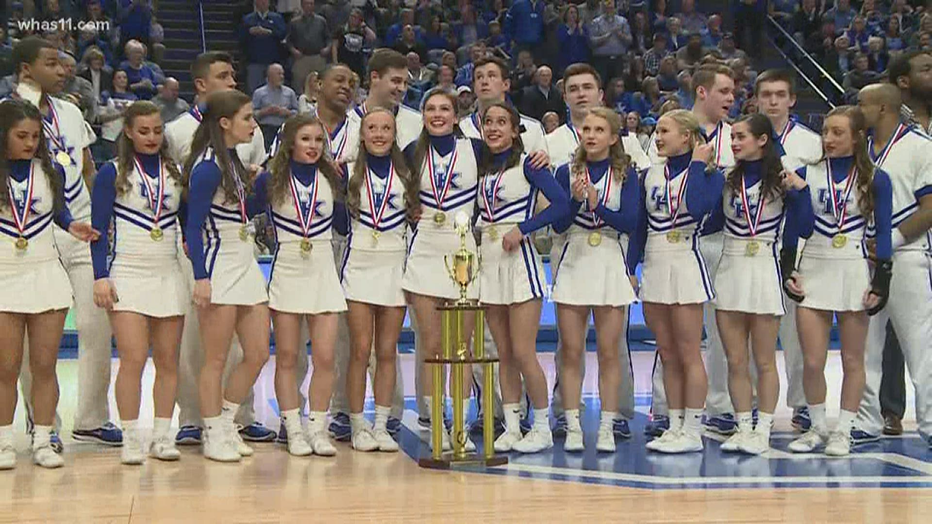 UK's cheer team is recognized nationally... winning 24 championships in the last 35 years.