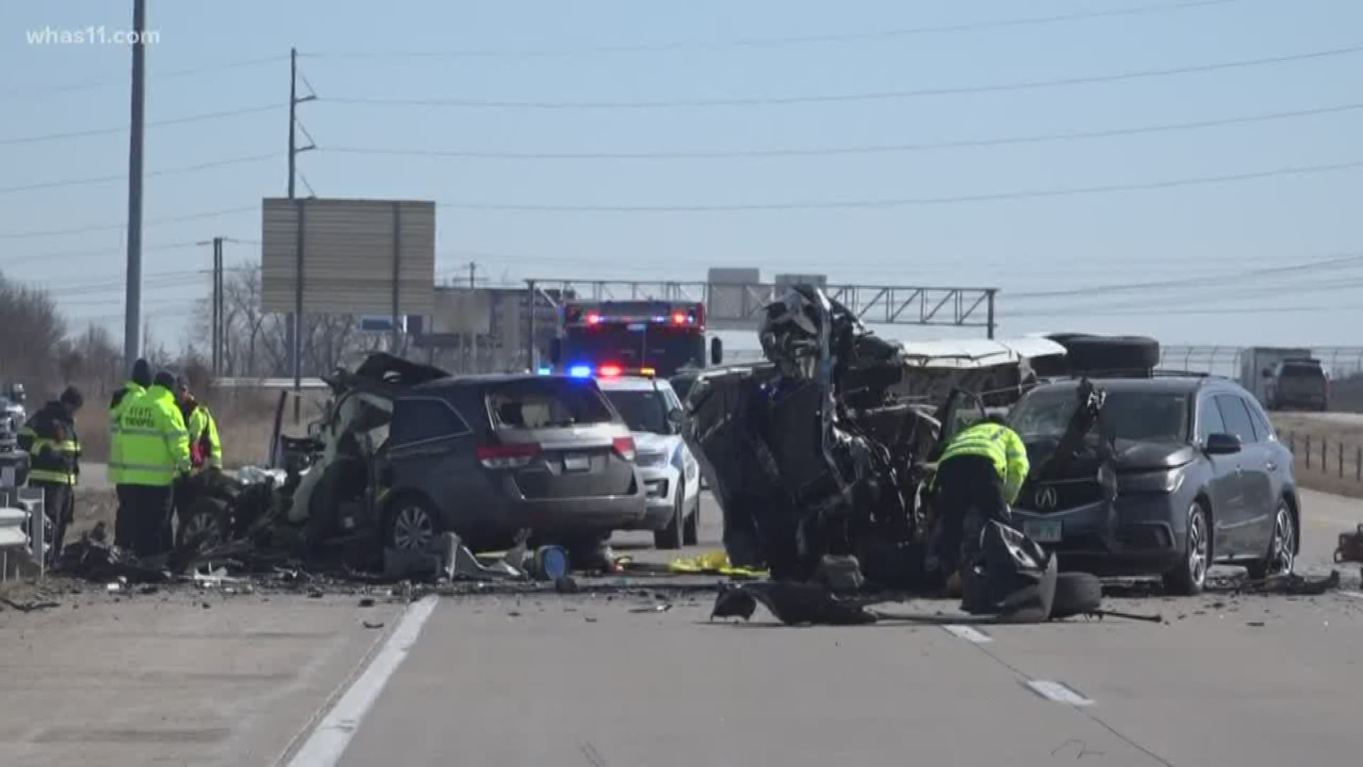 Two women and two children were killed in a wreck on their way to a national volleyball tournament.