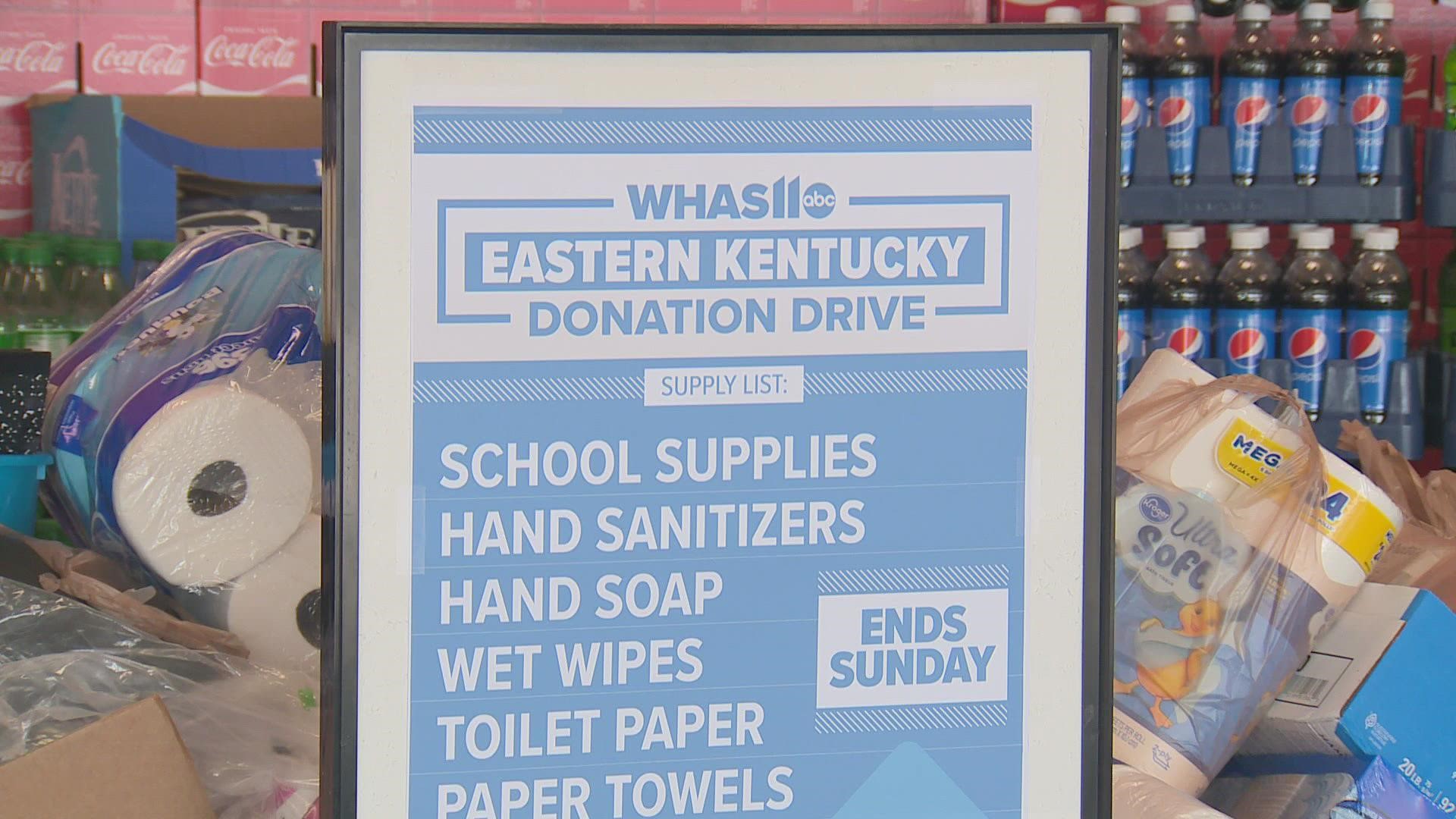The need is great and Louisville residents have been doing their part in helping families in eastern Kentucky affected by flooding.