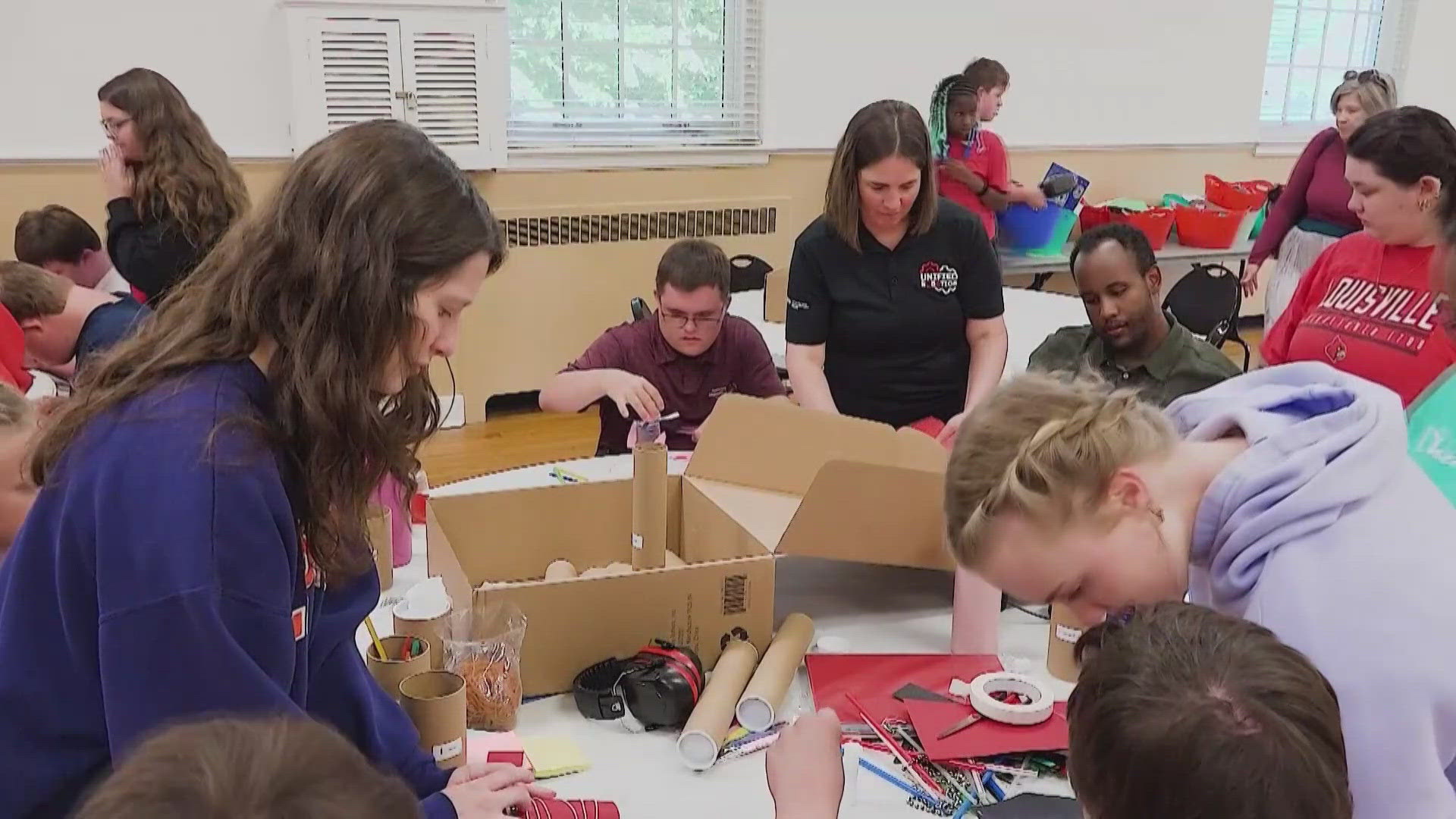 The robotics program was developed in partnership with Special Olympics Kentucky.