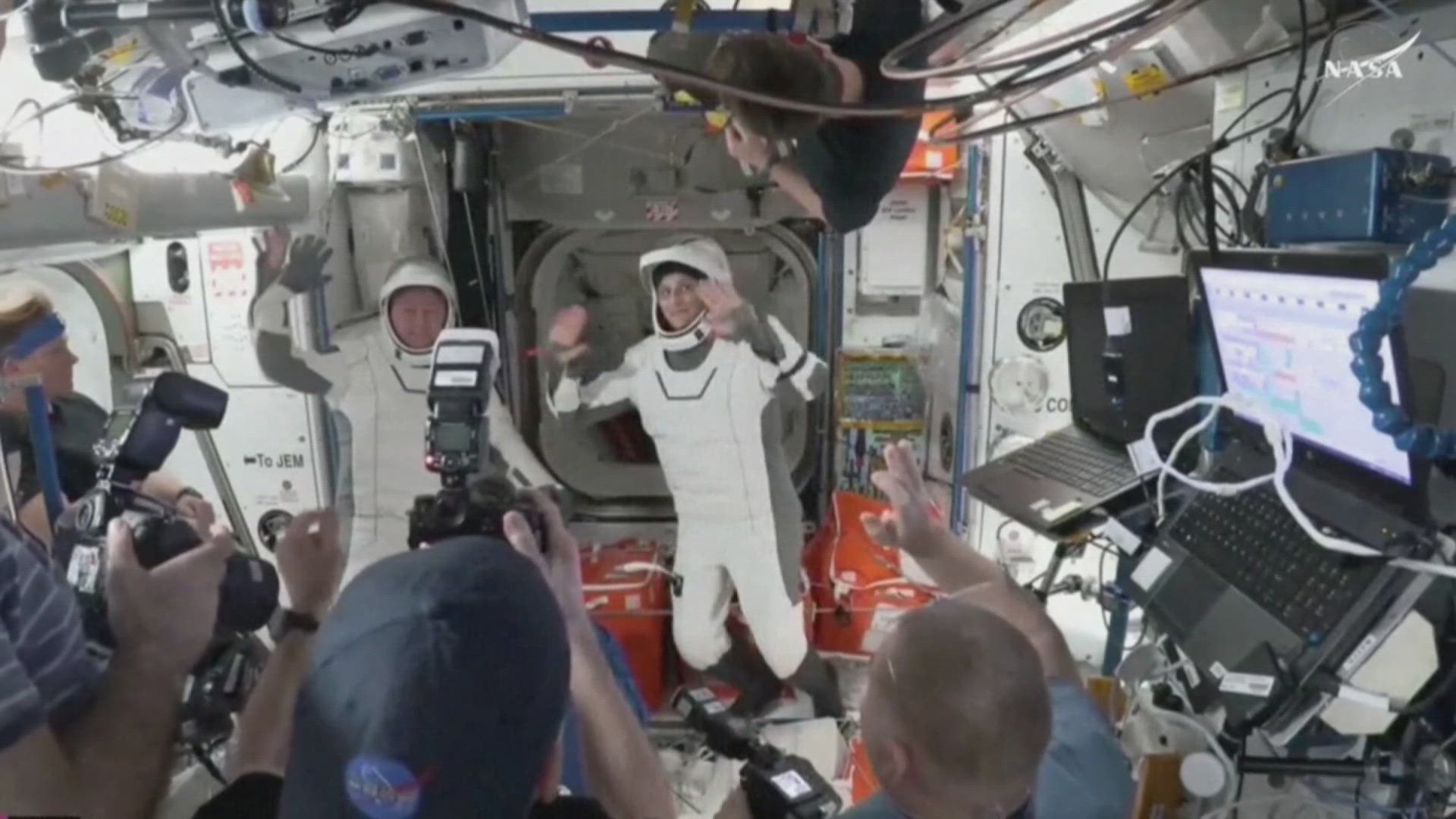 The pair of NASA astronauts expected to be in space for a week. Instead, they orbited the planet for nearly a year. 
