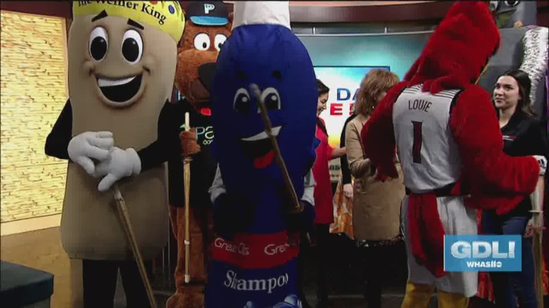 The Louisville League of Mascots Induction and Knighting Ceremony is Saturday January 12, 2019 at Churchill Downs’ Millionaires Row.