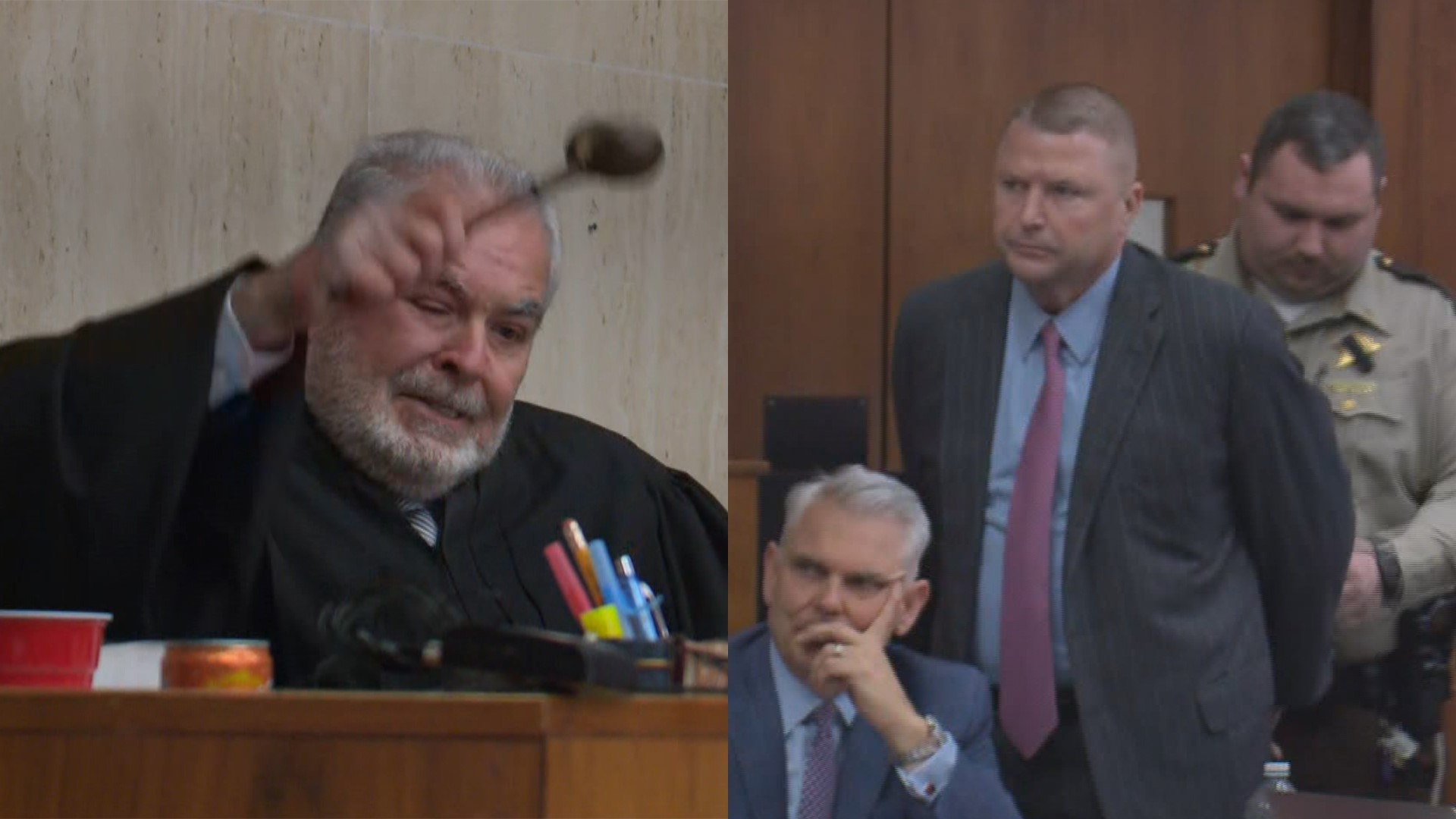 Former Clark County Sheriff Jamey Noel was found in contempt of court after multiple guns were found in his home in violation of his bond conditions.