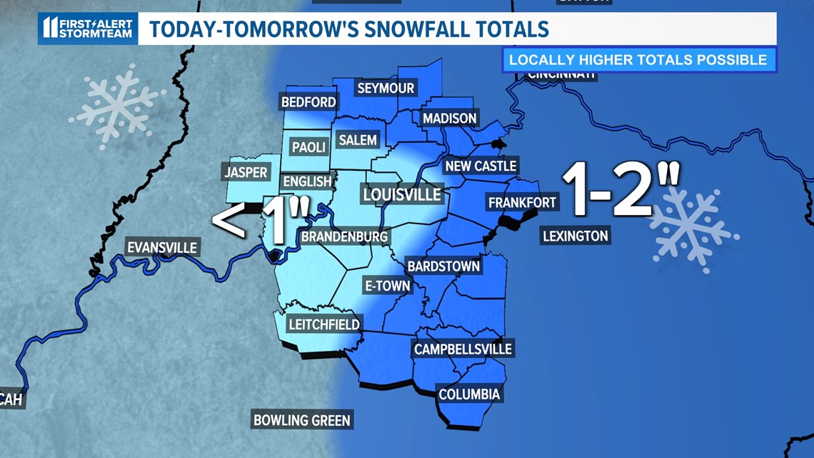 Louisville Weather: How Much Snow Will We Get? | Whas11.com