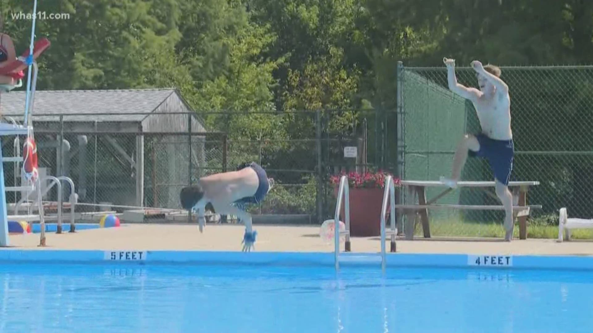 Louisville Parks and Recreation showcased a new pool they hope will put Louisville on the map.