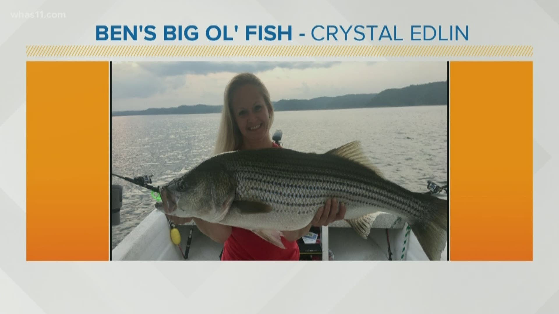 Congrats to Crystal Edlin for having the Big Ol' Fish of the week!