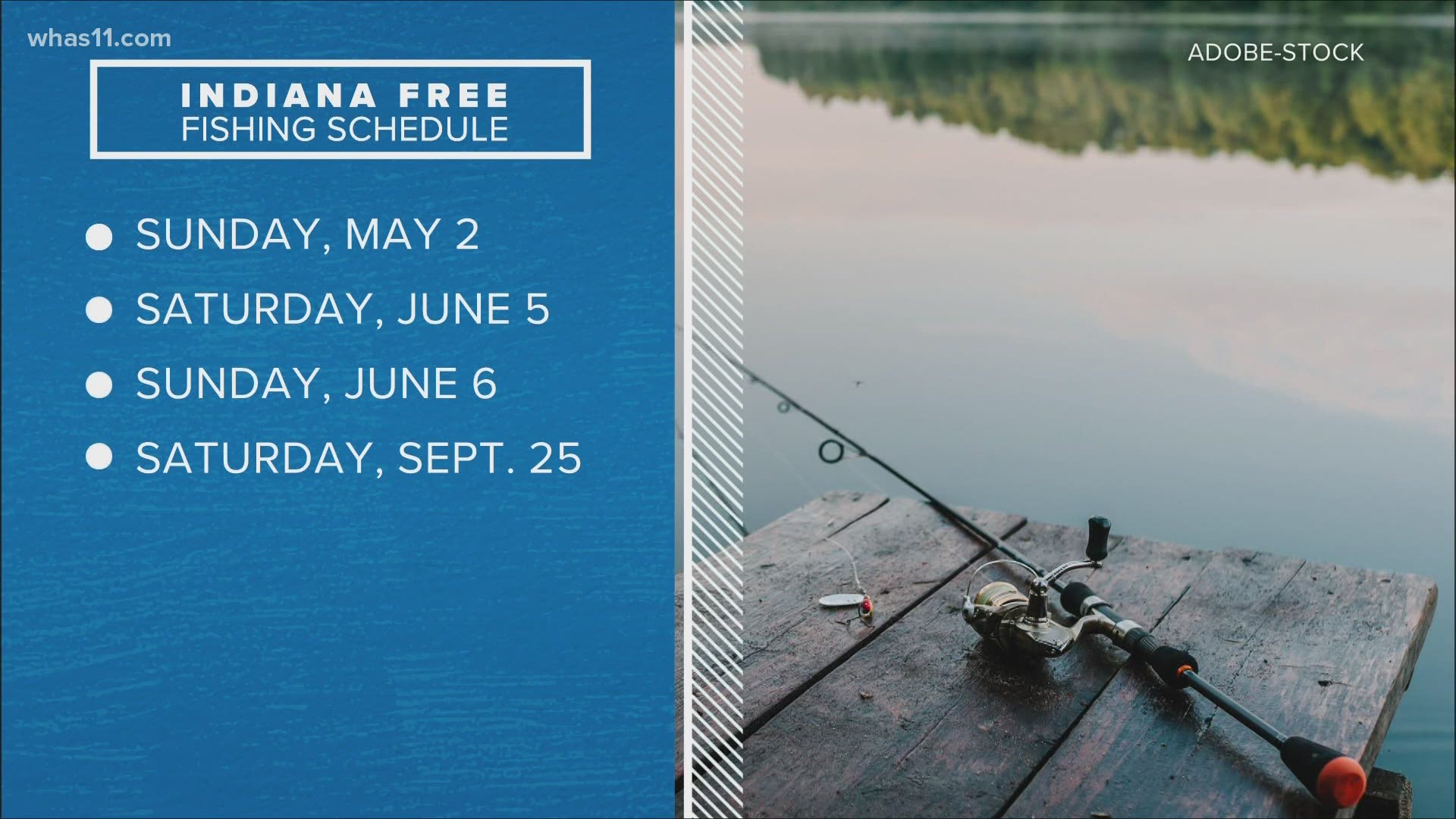 Indiana DNR announces 4 free fishing days