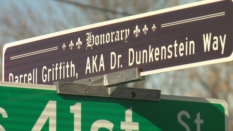 Darrell Griffith honored with street sign in Louisville