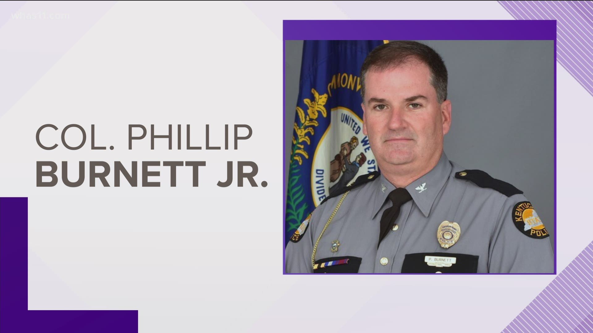Burnett, a Bell County native, has served as KSP interim commissioner since November 2020 and is a 25-year veteran on the force.