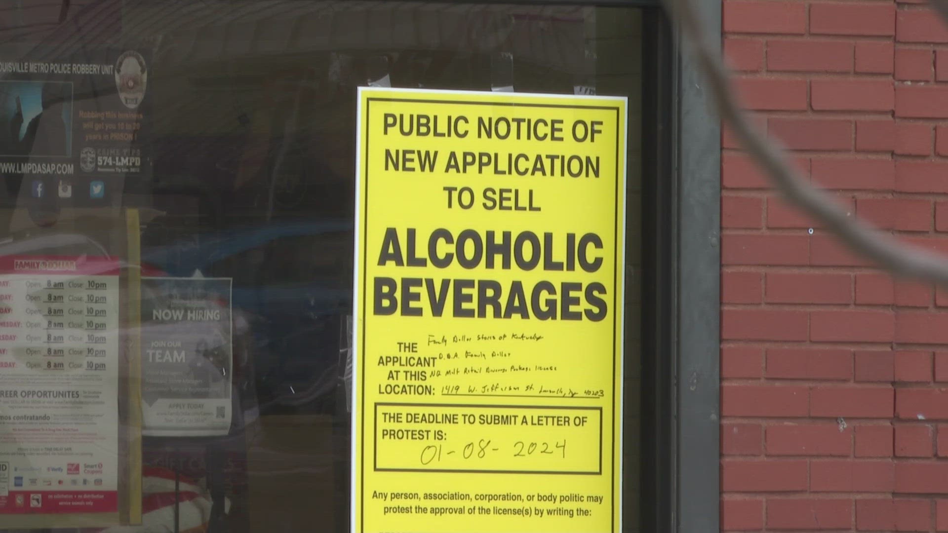 This is the third time in five years Family Dollar locations have tried to sell alcohol, but residents are not buying it.