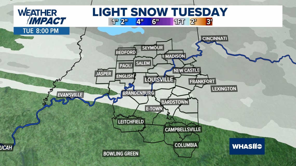 What temperature does snow melt? | Louisville winter weather forecast ...