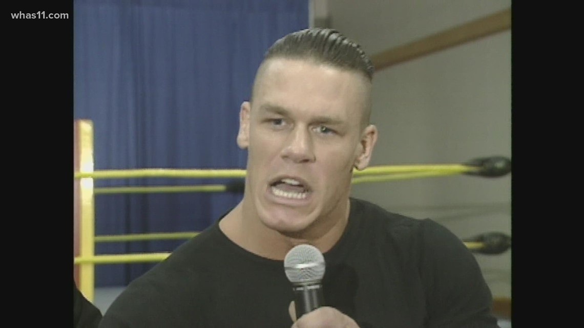The Vault | Wrestler John Cena's WHAS11 shoutout ahead his WWE match at Kentucky Kingdom