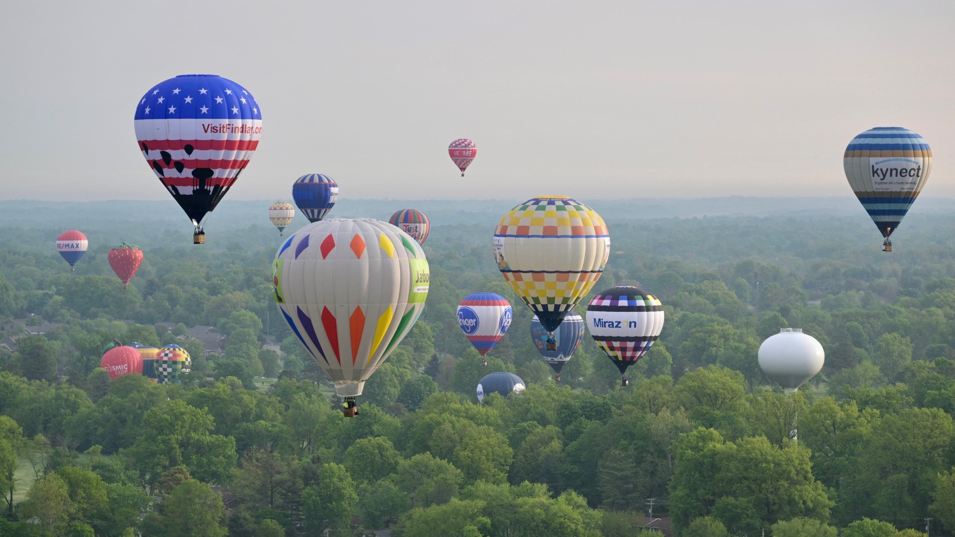 Who won the Great Balloon Race?