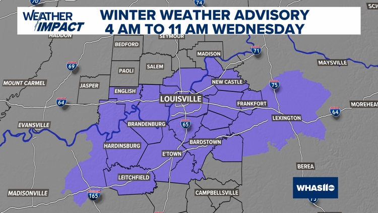 NWS issues Winter Weather Advisory for parts of Kentucky and southern ...