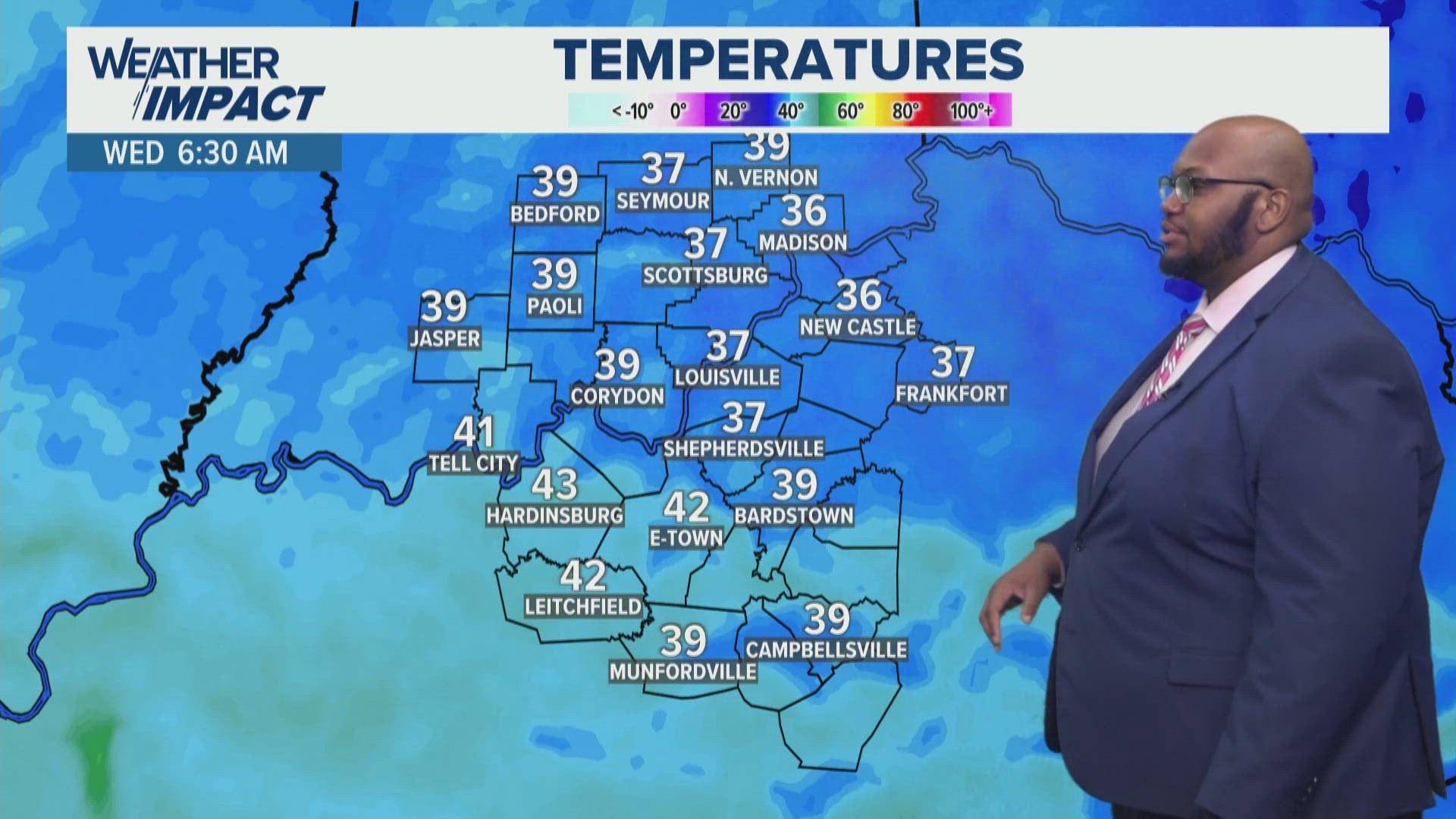 Whas Weather Much cooler start to the week in Kentucky, Indiana | March 23, 2026 6 a ...