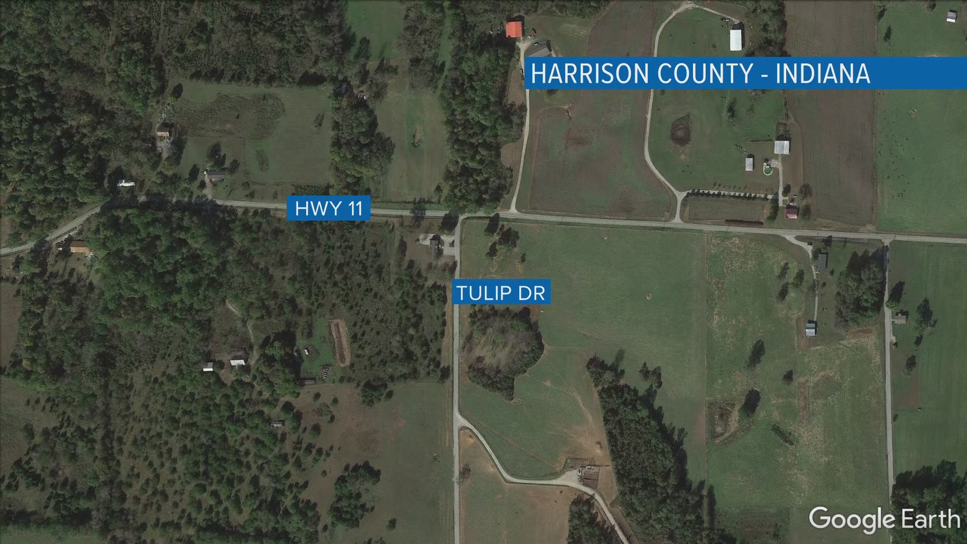 The Harrison County Sheriff's Office said a motorcyclist was pronounced dead at the scene of a head-on collision.