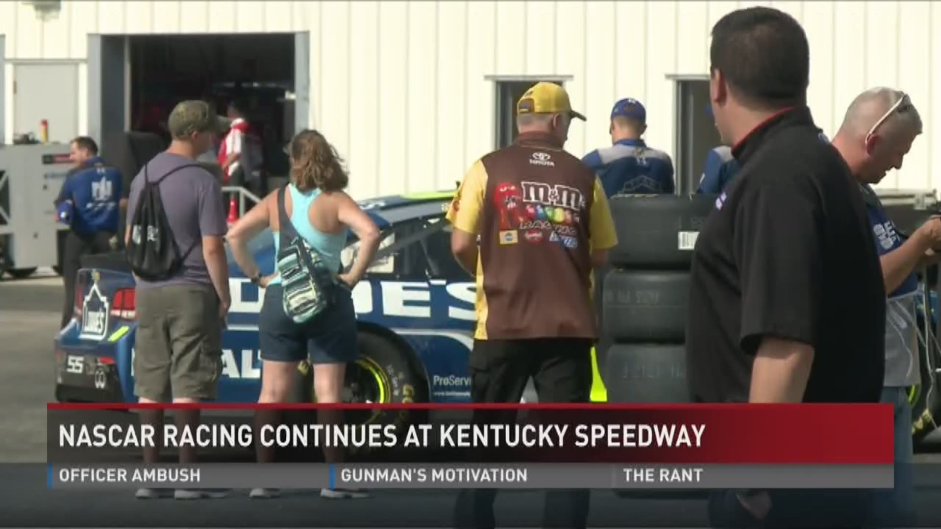 NASCAR racing continues at Kentucky Speedway