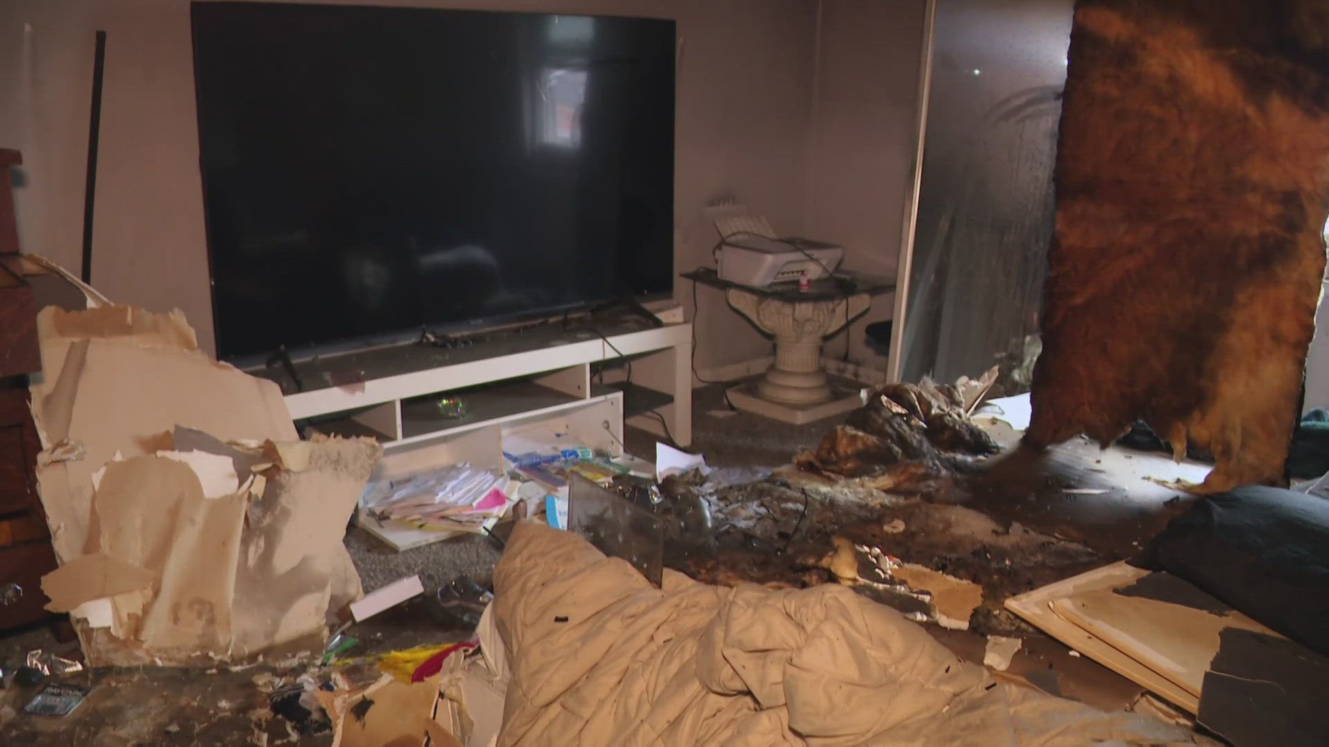 Okolona man thankful no one injured after Christmas fire burned