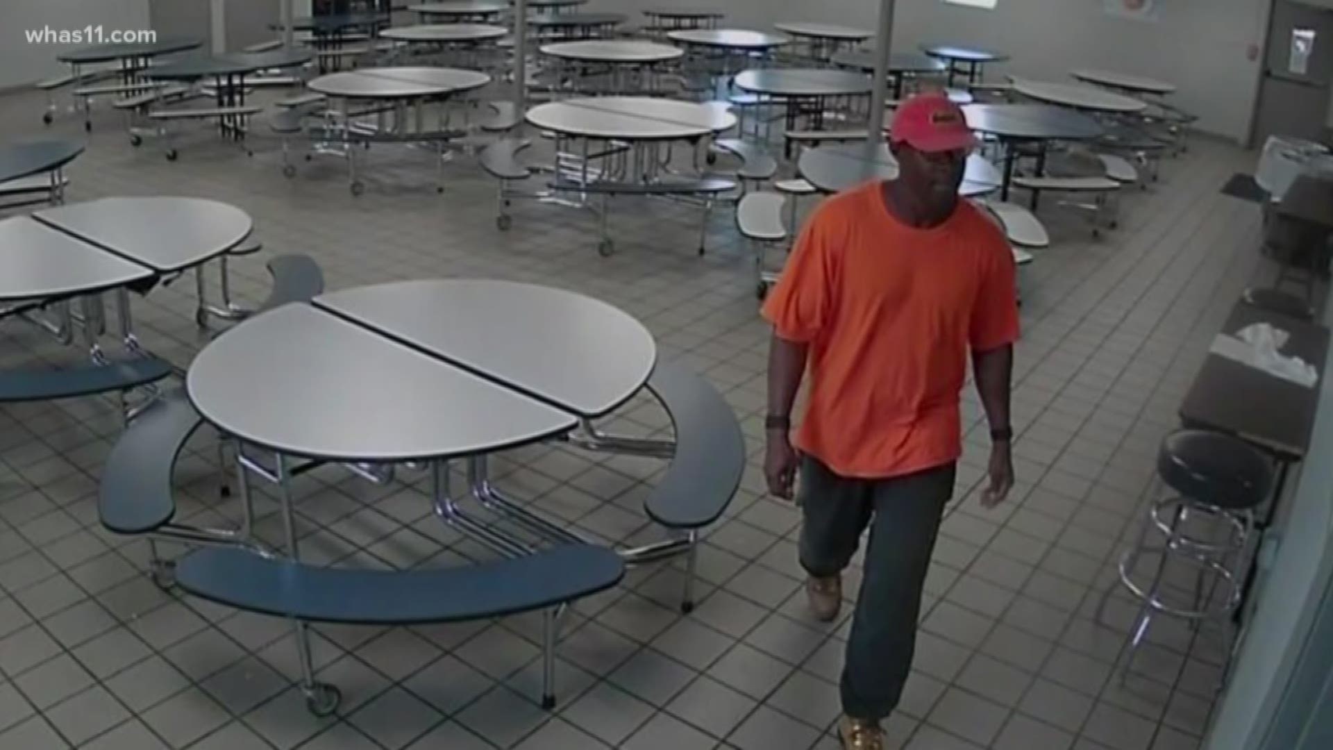 LMPD is searching for a man who stole money from Whitefield Academy
