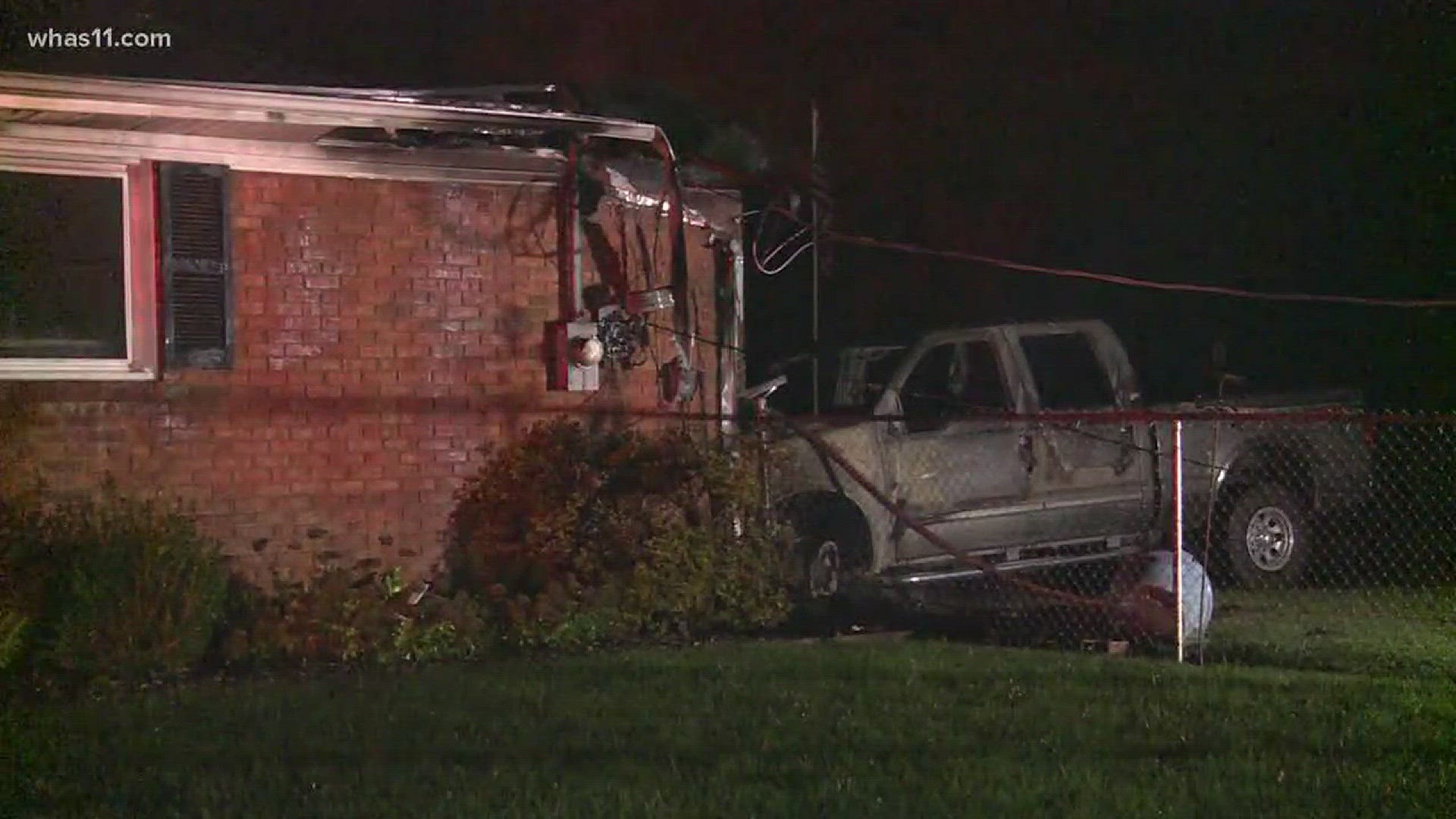 Fire damages home in Sellersburg, Ind.