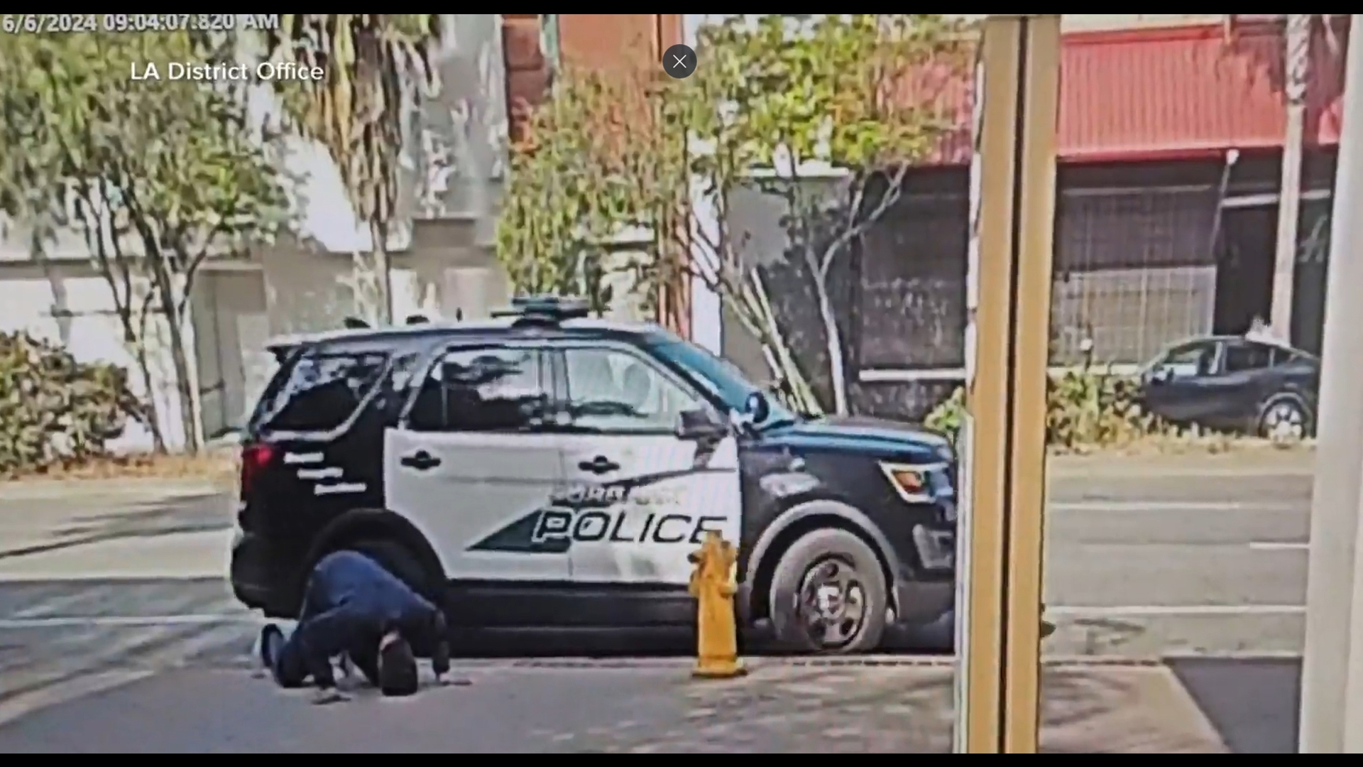 Officers under fire after putting injured unhoused man in front of LA city  council office