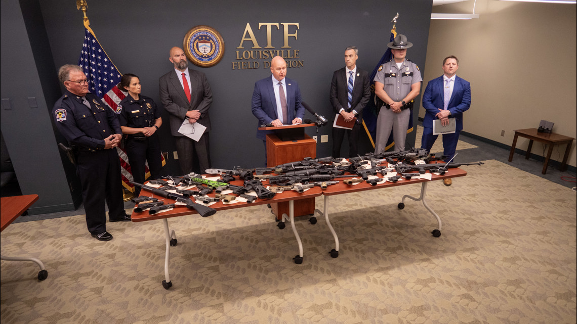 Louisville task force seizes illegal guns meant for cartel members ...