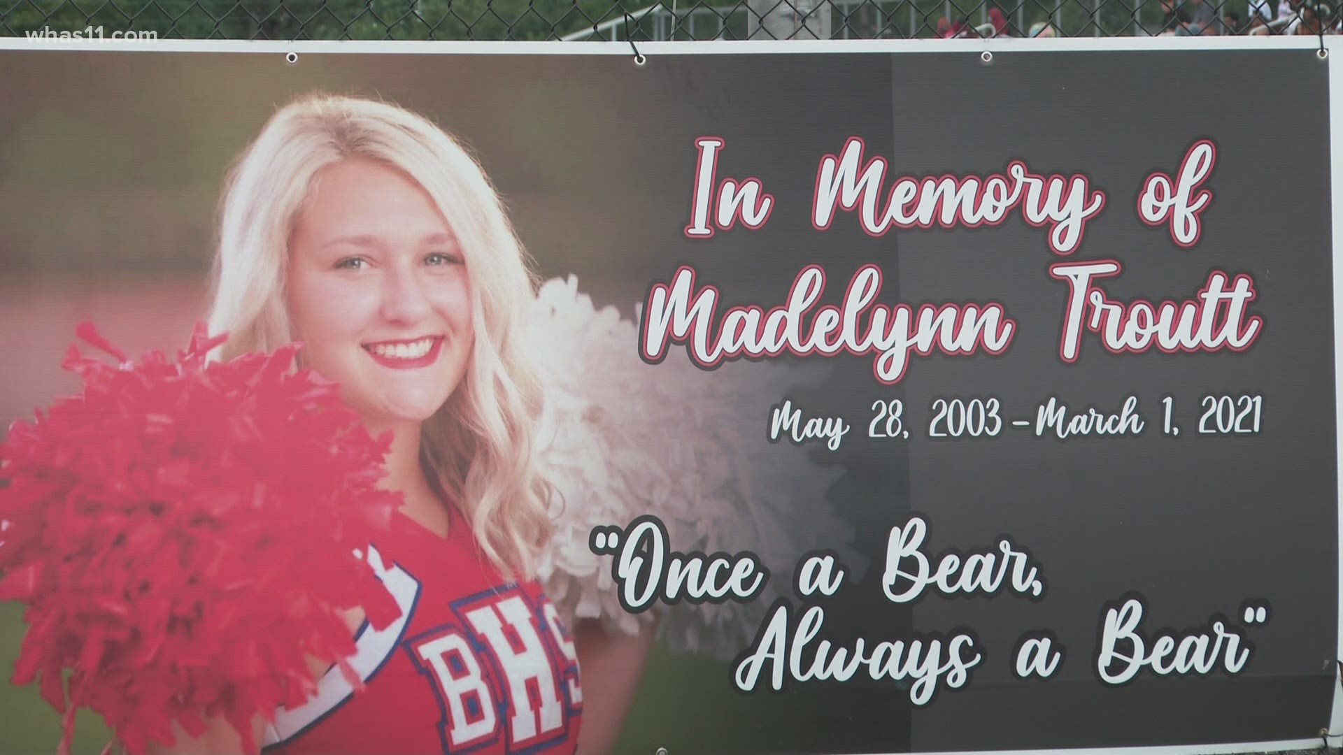 17-year-old Madelynn Troutt died after a suspected impaired driver collided head-on in a wrong-way crash on Dixie Highway. Friday her brothers accepted her diploma.