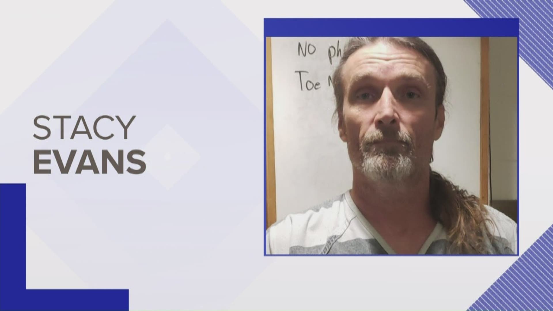 Police say Stacy Evans was wanted on numerous charges. He was arrested in Paoli, Indiana.