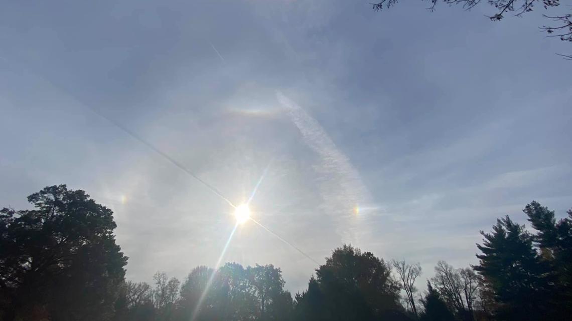 Did you see the halo around the sun today? How does it form and what does  it mean?