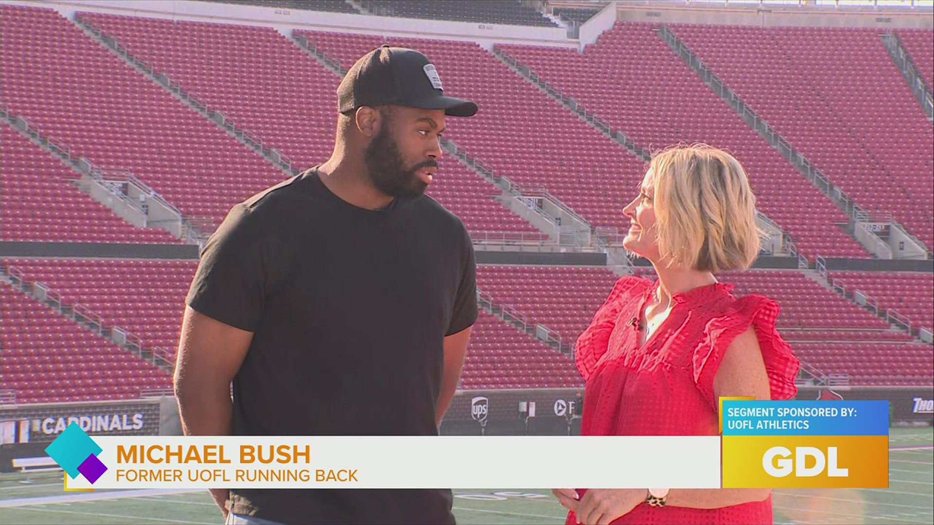 University of Louisville - Michael Bush honored at UofL Football team's  Home opener game