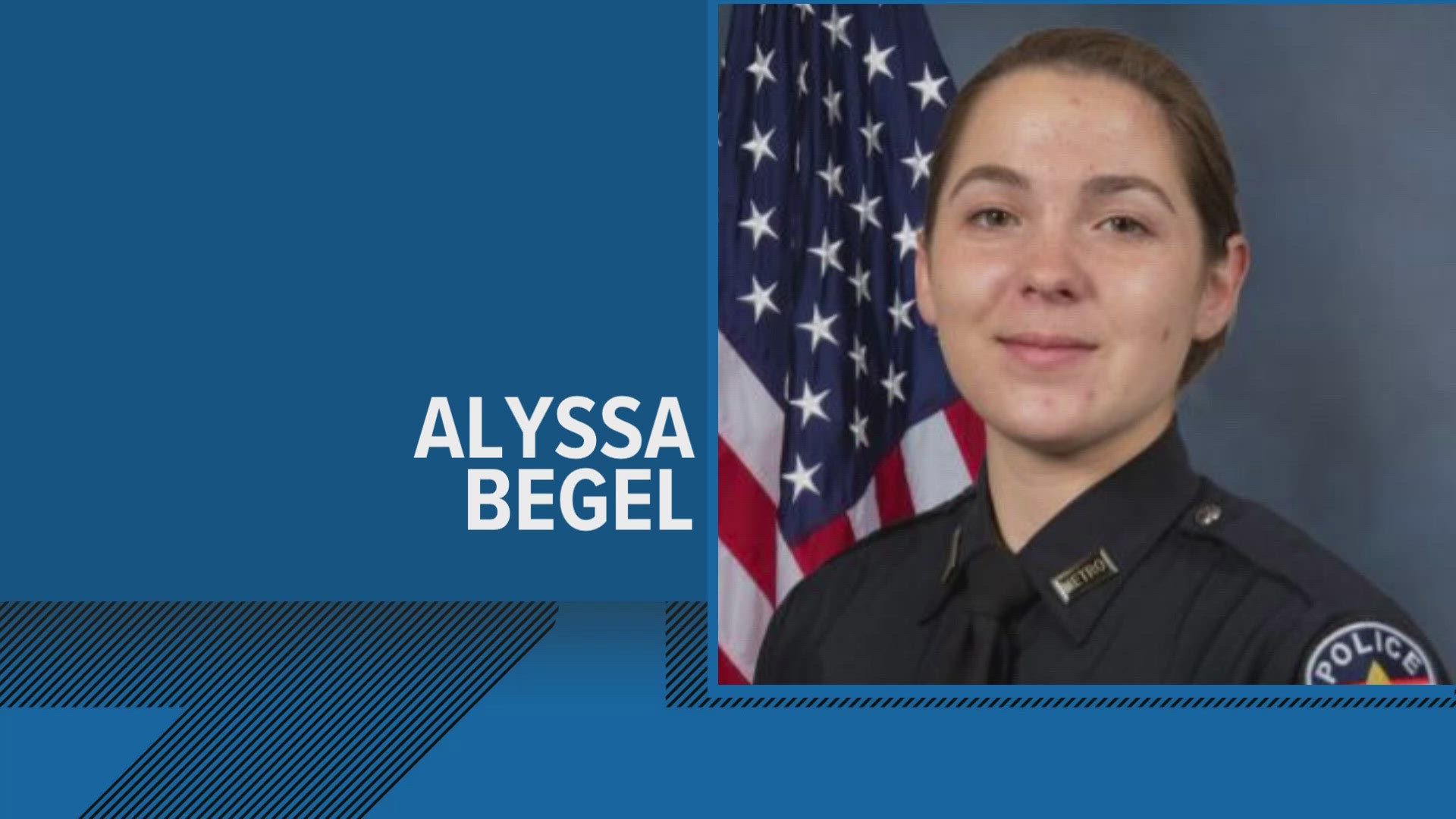 Police said Ofc. Alyssa Begel was enroute to a distress run in Newburg and headed east on Fern Valley Road when a vehicle headed west turned in front of her.