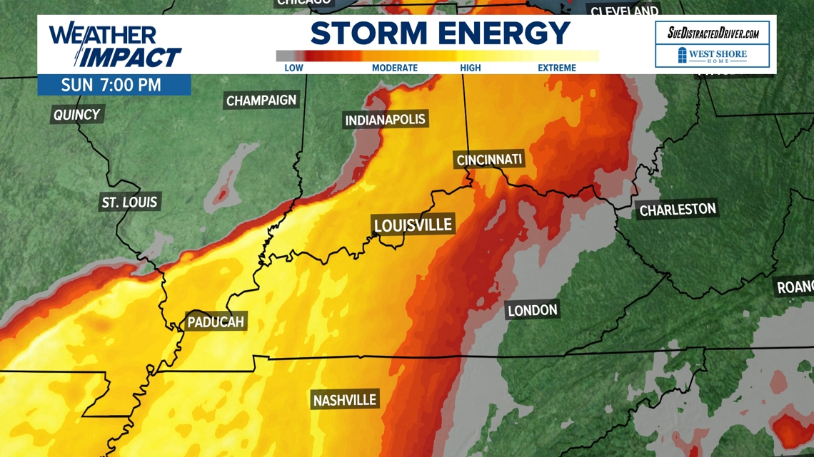 Kentucky and southern Indiana brace for severe storms Sunday | whas11.com