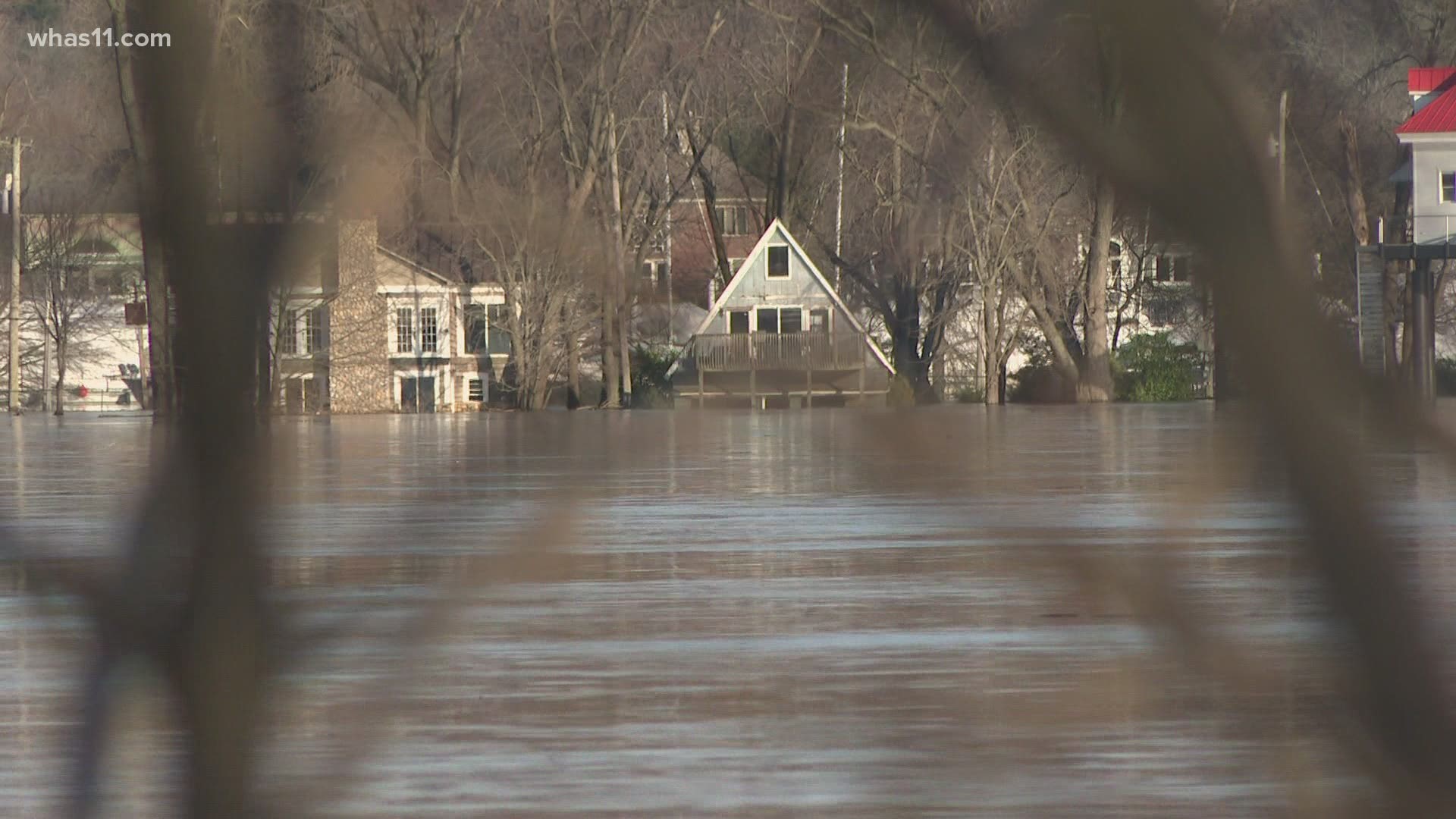 The small southern Indiana town said they are surprised they weren't as impacted as other areas from Ohio River flooding.