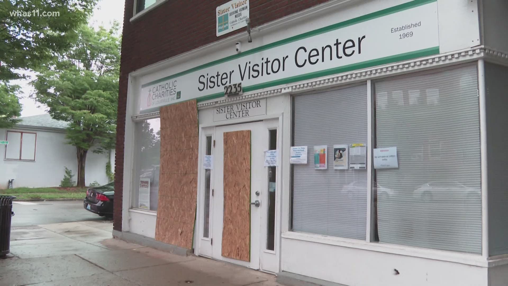 Catholic Charities of Louisville Sister Visitor Center is asking for your help in identifying the people responsible for a recent break-in.