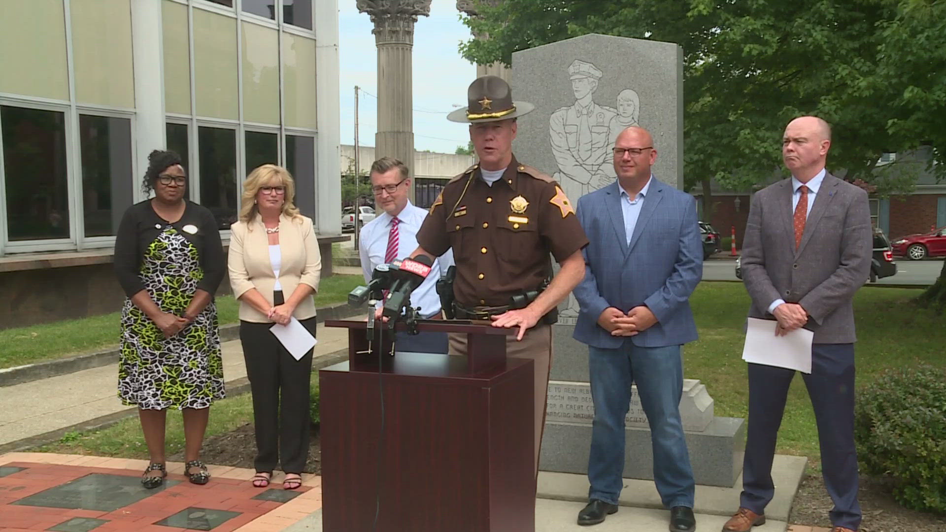 In southern Indiana, leaders in Floyd county announced a new drug interdiction task force on Wednesday.