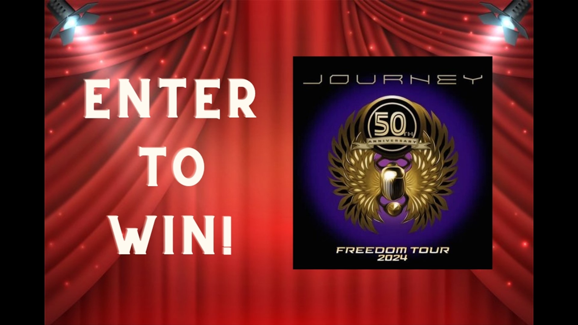 Journey Freedom Tour Sweepstakes 2024 Ends Feb. 18, 2024