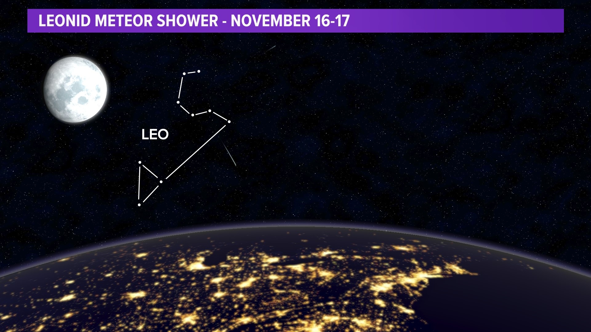 If you can find some clear skies, you could spot some meteors on Nov. 16 and Nov. 17.